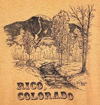 Vtg RICO COLORADO T Shirt-Youth L 14-16 -Tan-Vintage-Single Stitch-Sport... - £73.54 GBP