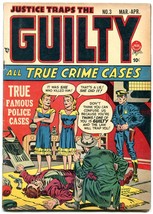 Justice Traps The Guilty #3 1948-Simon &amp; Kirby cover &amp; story art- FN+ - £156.25 GBP