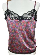 Vintage Y2K 90s Bestform Sz 36 Womans Tank Cami Top Floral Lace Whimsigo... - $474.88 MXN
