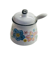 MaoYa Sugar  Bowl  with Lid and Spoon 12 Oz-Azucarera-No Tags - £22.61 GBP