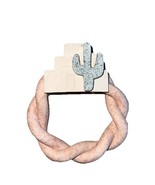 Southwestern Pottery Wall Decor Cactus Pueblo Santa Fe 7&quot; Pastel Wreath ... - $475.03 MXN