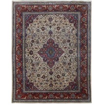 10x13 Authentic Hand-knotted Signed Kashmar Rug B-81271 - £1,605.39 GBP