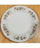 *CRESCENT RANMARU Fleur de Paradis (3) 6&quot; Bread Plates Porcelain Japan F... - $16.73