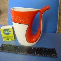 VTG Soviet USSR Drinker Red Mug Cup for Mineral Water marked KFS Kislovo... - £19.78 GBP