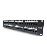 UNC Group PPC6-48PT-2U 48PORT 2RMU CAT6 PATCH PANEL, 110 TYPE - $3,894.81 MXN