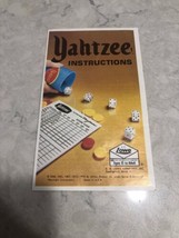 Rare Vintage Yahtzee Instructions Book Only Replacement Piece 1975 S69 - £6.22 GBP