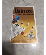 Rare Vintage Yahtzee Instructions Book Only Replacement Piece 1975 S69 - £6.35 GBP