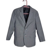 Paisley Slim Fit Boys 2 Button Suit Jacket Blazer Sz 5 Lined Gray - £22.98 GBP