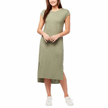 Jessica Simpson Womens Dress Loden Green Midi Cap Sleeves Soft (Size XXL) NWT - £19.65 GBP