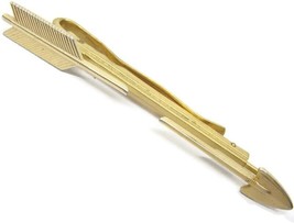 Hickok Arrow Tie Bar Gold Tone Necktie Suit Vintage - £19.48 GBP