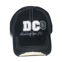 Washington DC Strapback Hat Black Tourism Adjustable Cap - £4.66 GBP