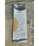 Bookmark With Name Meaning Anthony In French Francais Free Shipping - £4.91 GBP