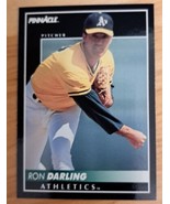 1992 Pinnacle Oakland Athletics Baseball Card #378 Ron Darling - $2.16 CAD