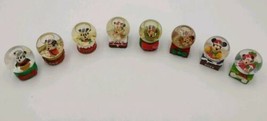 Disney Mickey Miniature Snow Globe JcPenny - Lot of 8  2005 2008-2011 20... - £100.48 GBP