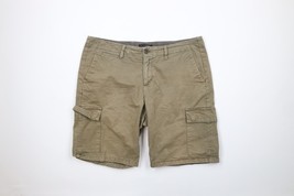 Vintage Banana Republic Mens 36 Thrashed Above Knee Cargo Shorts Olive G... - $24.70