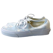 Vans Womens Bleach Wash Skool Skate Shoes Blue White 507698 Canvas Sneakers 8.5M - £25.80 GBP