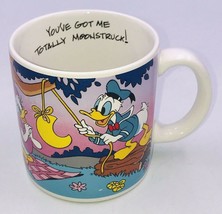 Walt Disney Donald &amp; Daisy Duck Applause Coffee Mug 3 5/8&quot; Tall 3 1/4&quot; Dia 30126 - $9.49