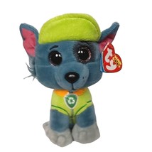 Ty Beanie Boos Paw Patrol Rocky Dog Plush Stuffed Animal 2017 6.5&quot; - £18.07 GBP