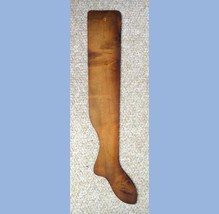1864 Antique Victorian Sock Form Part Of set#3 Large Adult 32.5&quot; - £98.86 GBP