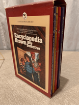ENCYCLOPEDIA BROWN Book Box Set #1-4 Series Set Children’s EUC Lot of 4 - $8.79