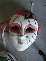 COOL Heavy Ceramic Hand Painted Face Mask Wall Hanging #5 LOOK - $350.61 MXN