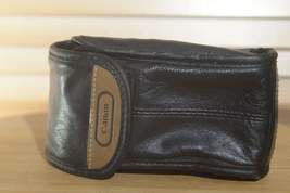 Beautiful Black Canon Camera Case. Fits Canon 35mm Compact cameras. - $30.00