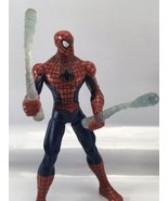 Marvel Web Battlers Spider-Man Whippin&#39; Web Chucks 6&quot; Action Figure 2010... - £4.60 GBP
