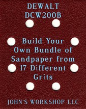 Build Your Own Bundle DEWALT DCW200B 1/4 Sheet No-Slip Sandpaper - 17 Grits! - £0.77 GBP