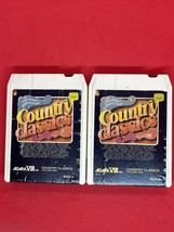 Country Classic 40 Original Hits Volume 1, 2 8 Tracks Untested - $9.77