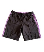 SB Active Womens Size XL Purple Gray Pull On Shorts Elastic Waist - £7.77 GBP