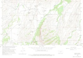 Roscoe, Montana 1956 Vintage USGS Topo Map 7.5 Quadrangle Topographic - £18.82 GBP