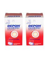 2 box DEPON MAXIMUM Paracetamol 1000mg 16 Effervescent Tablets  - £15.63 GBP