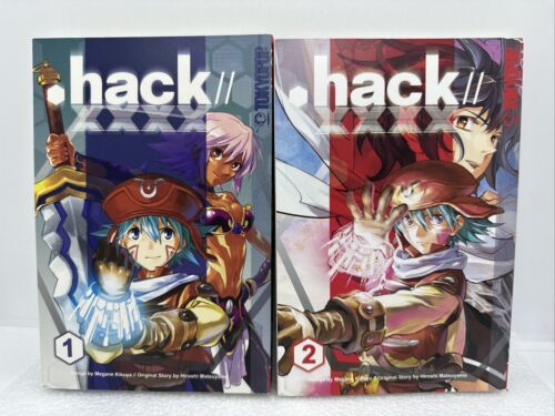.Hack XXXX Manga Complete Set OOP 1st Tokyopop Print - Megane Kikuya Cubia Kite - $37.15