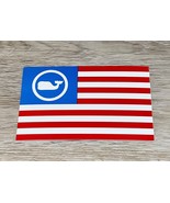 Vineyard Vines American Whale Flag USA Sticker Yeti Hydro Laptop Car Decal - $3.50