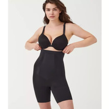 SPANX Women&#39;s OnCore High-Waisted Mid-Thigh Black Short Shaper Size Medium - $622.78 MXN