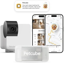 Cam 360 With Gps Tracker Bundle | Pet Security Camera With 360 Rotation, 1080P H - £57.91 GBP