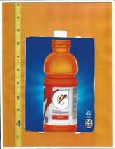 HVV Size Gatorade Orange 20 oz BOTTLE Soda Vending Machine Flavor Strip - £2.39 GBP