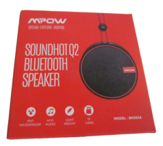 Mpow Soundhot Q2 Portable Bluetooth Wireless Waterproof Shower Speaker BH363A - £15.97 GBP