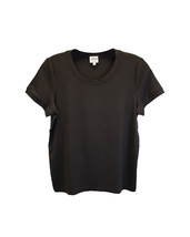 Armani Collezioni Crewneck T-Shirt In Green Viscose Women Olive Size 10 - $78.85