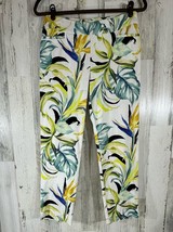 Chico So Slimming Brigitte Slim Ankle Pants Size 00P (29x25.5) Tropical Floral - £19.43 GBP