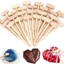 20 Pcs Mini Wood Hammers Wooden Hammer For Breakable Heart Chocolate Hea... - $18.99