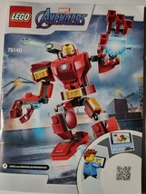 Lego Avengers 76150 Instruction Manual only Iron Man 2020 - £9.30 GBP