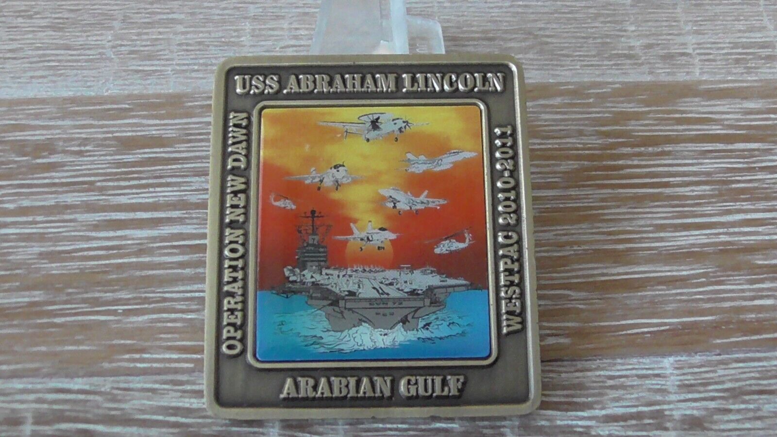 USN USS Abraham Lincoln CVN 72 Arabian Gulf WESTPAC  OND Challenge Coin ... - $48.50