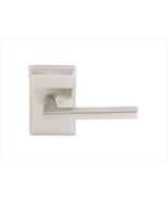 Helios Lever Passage with Square Rose &amp; CF Mechanism, Satin Nickel - $278.91 CAD