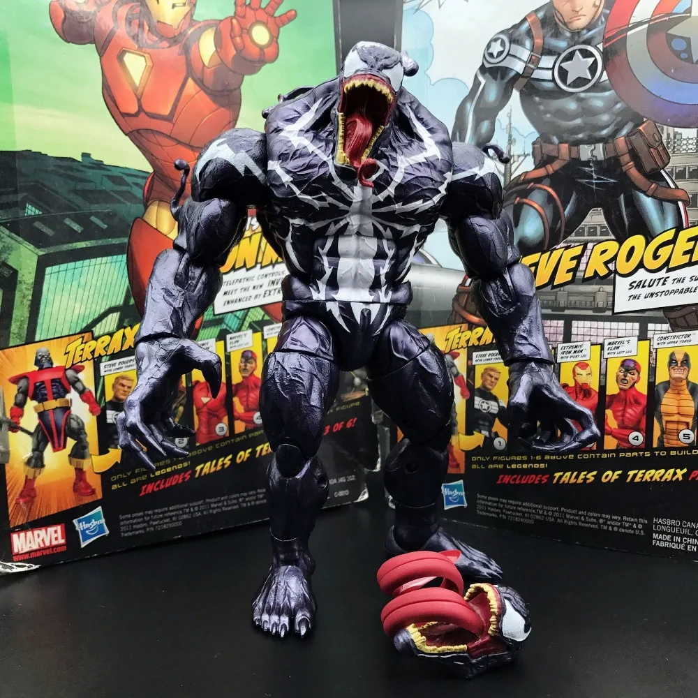 Marvel Legends Spiderman Venom Wave 1 Venom 9&quot; BAF Bulid A Figure Action Figure - £38.25 GBP