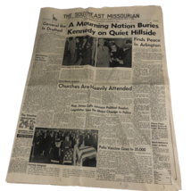 Original Nov 25 1963 JFK Ruby shoots Oswald Southeast Missouri Newspaper - £39.33 GBP
