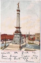 Indiania Postcard Indianapolis Soldiers &amp; Sailors Monument 1906 Kropp - £1.49 GBP