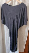 Bordeaux Womens Short Sleeve Charcoal Color XS TP Dress Modal Spandex Blend - $24.99