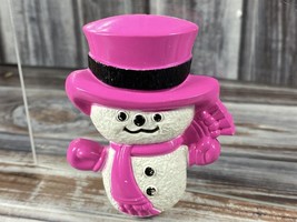 70s VTG (B30) Avon Fragrance Glace Pin Pal - Wee Willy Winter Snowman -Christmas - £11.46 GBP