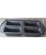 Very Gently Used Wilton Non-Stick Mini Loaf Baking Pan - Makes Four Loav... - $40.73 CAD